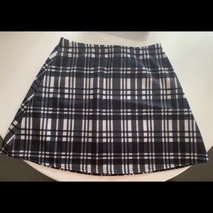 Plaid Mini Skirt